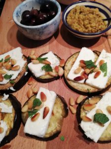 Superlekkere gegrilde aubergine