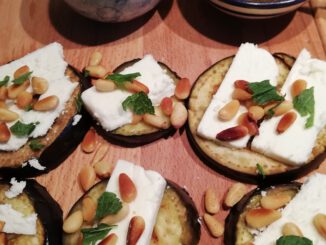 Superlekkere gegrilde aubergine