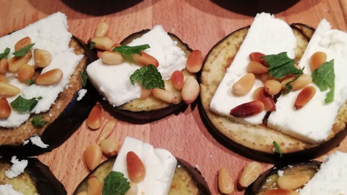 Superlekkere gegrilde aubergine Superlekkere gegrilde aubergine
