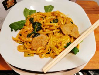 Pittige Thaise curry met mie
