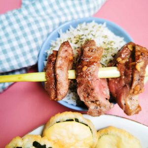 Eend met courgettebeignets