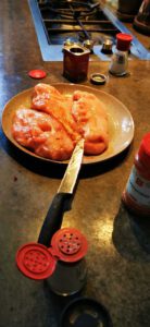 Pulled chicken uit de stoomoven