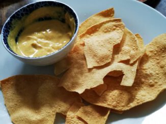 papadum met yoghurtdip